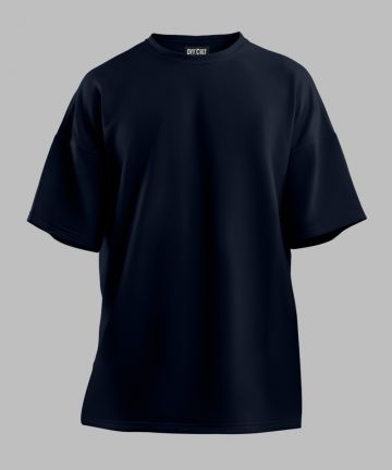 Basic Navy blue Oversized T Shirt