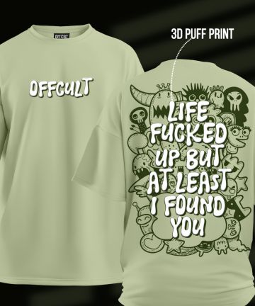 Life F Pista Green Oversized T-Shirt