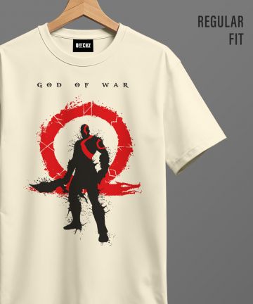 God of War Off White Regular T Shirt