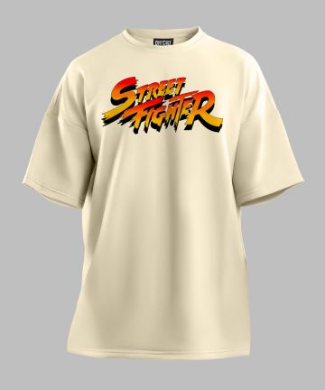 Street fighter Off White Oversized T Shirt