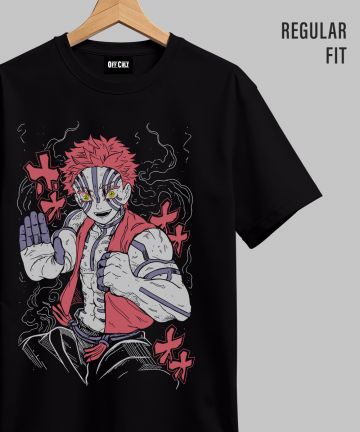 Demon Slayer Akaza Black Regular T Shirt