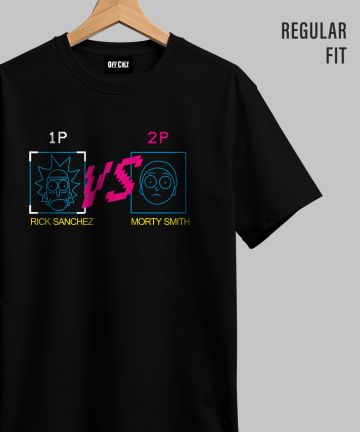 Rick and Morty PvP Black Regular T Shirt