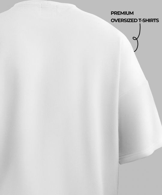 Basic White Oversized T Shirt Image 2