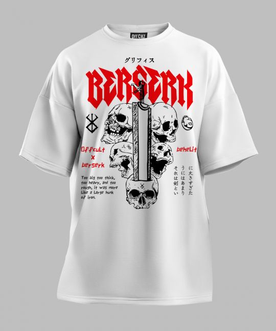 Berserk Behelit White Oversized T Shirt	 Image 2