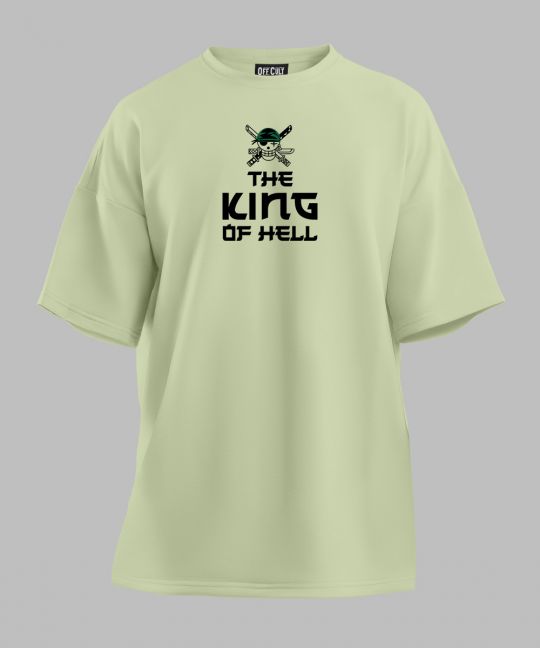 Zoro The King Of Hell Pista Green Oversized T Shirt	 Image 3