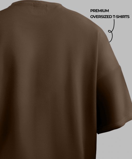 Popeye Brown Derby Oversized T Shirt	 Image 3