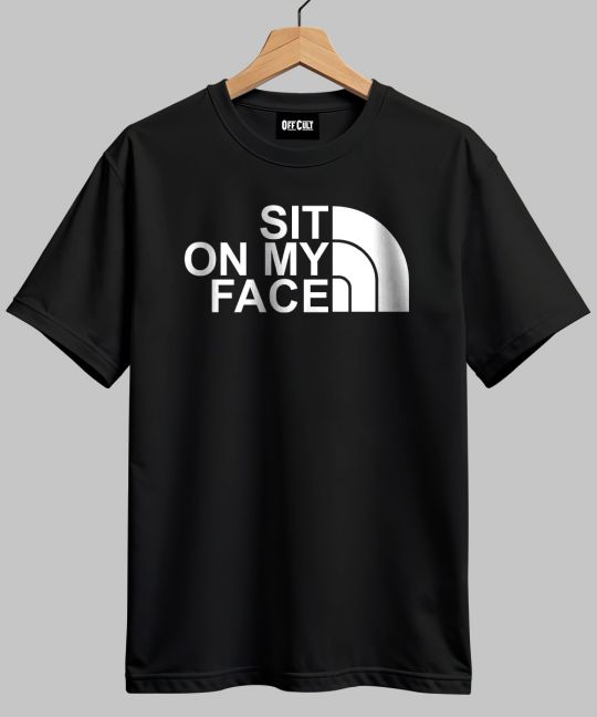 My Face Black Regular T Shirt Image 2