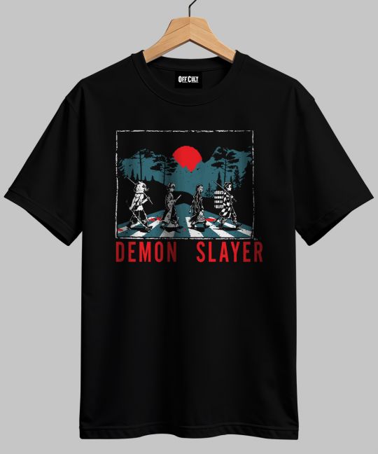 Demon Slayer Red Moon Regular T Shirt Image 2