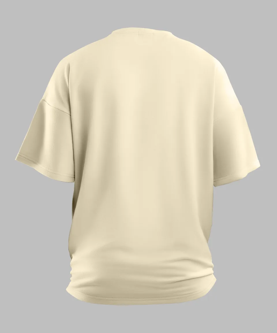 New York Off White Oversized T Shirt — back