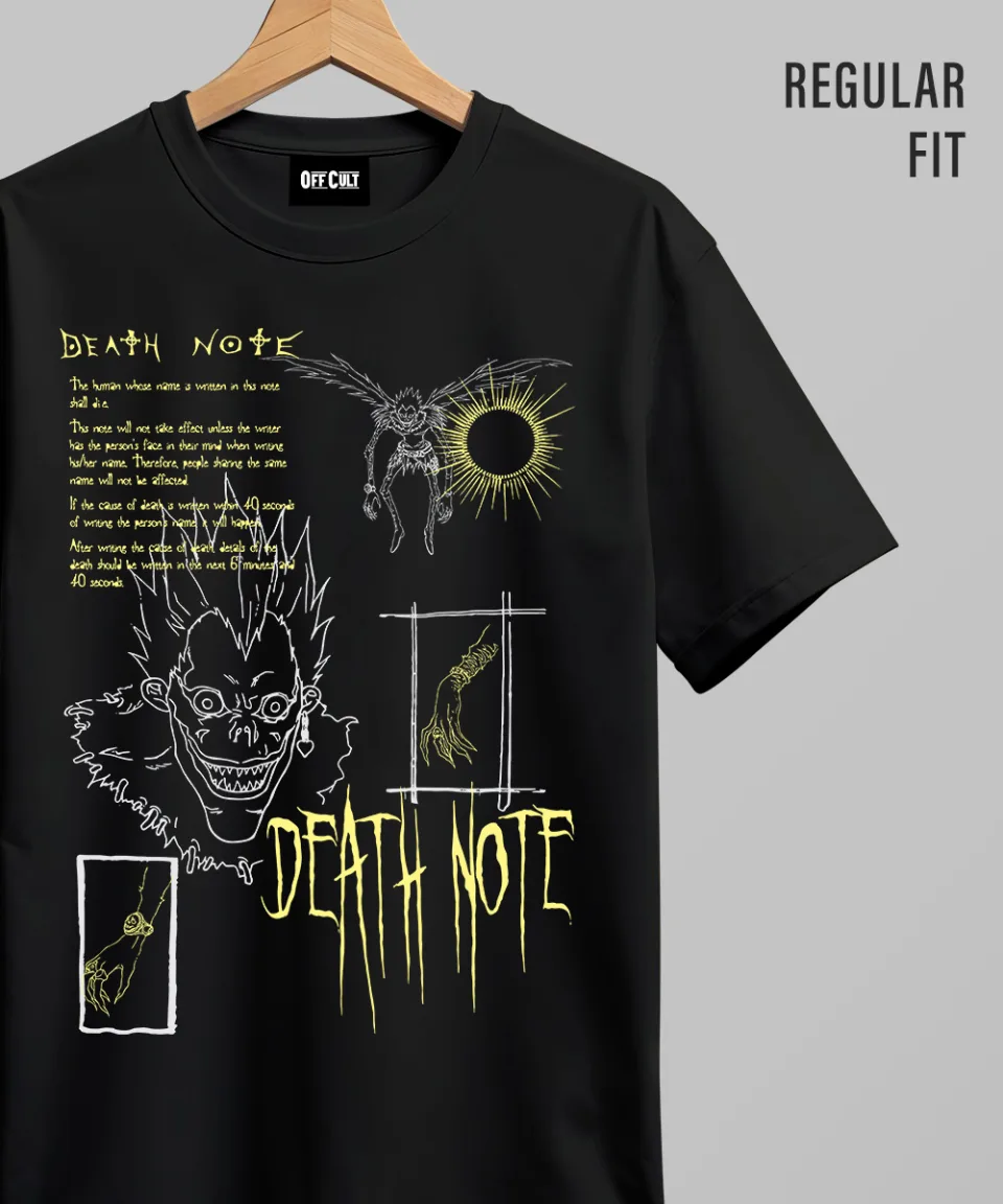 Death Note RYUK Black Regular T Shirt