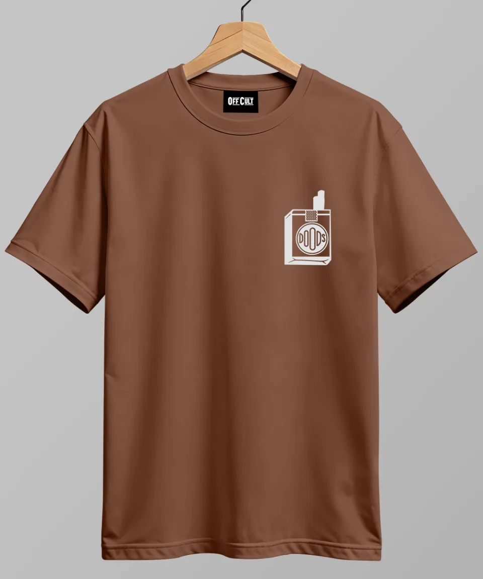 Doods Pocket Mocha Regular T Shirt — back