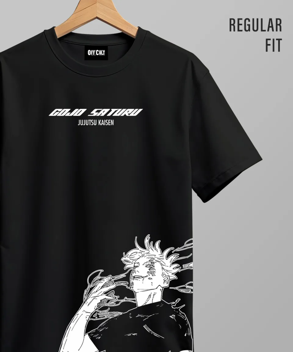 Gojo Black Regular T Shirt