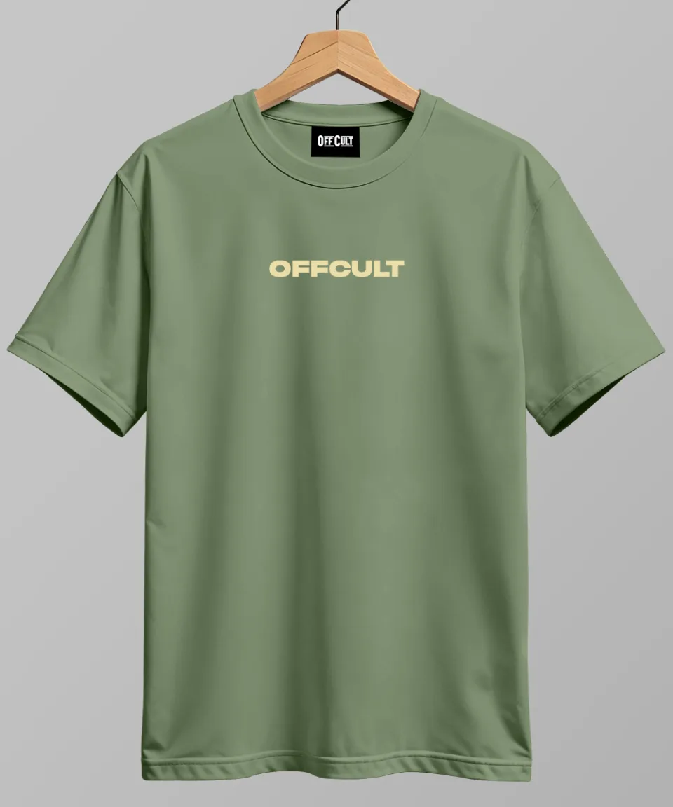 Sorry Dark Green Regular T Shirt — back