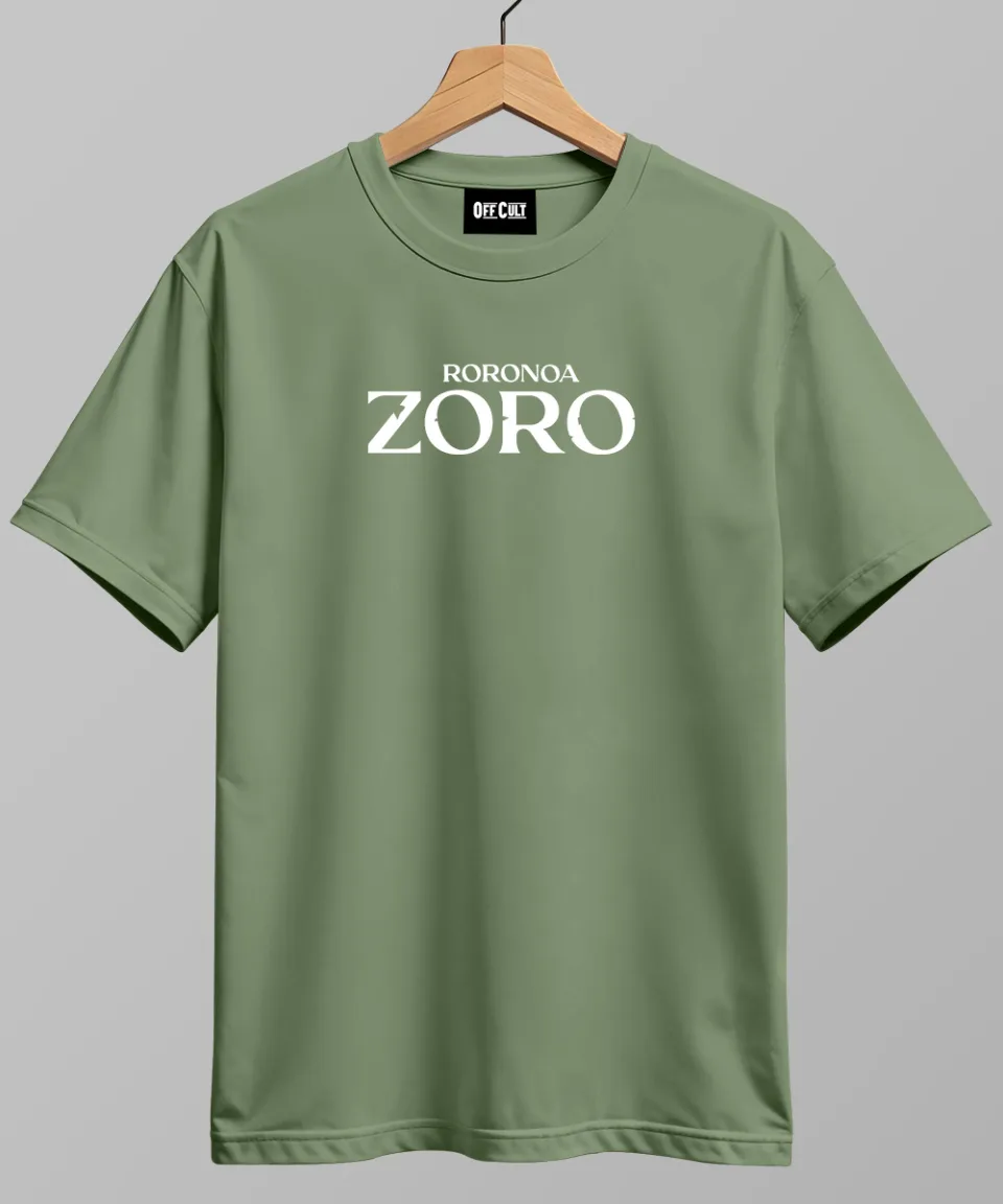 Zoro Dark Green Regular T Shirt — back
