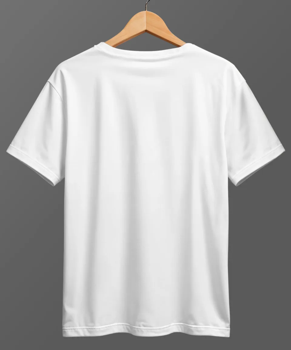 Peace Panda White Regular T Shirt — detail