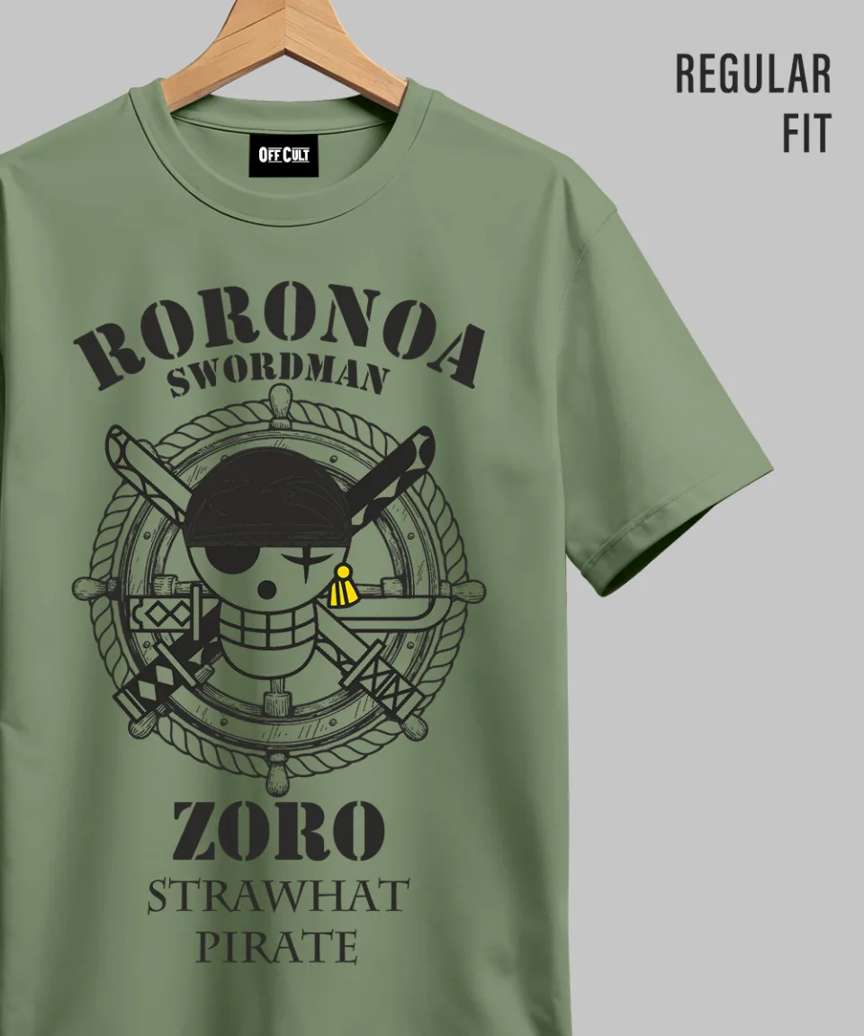 Roronoa Dark Green Regular T Shirt