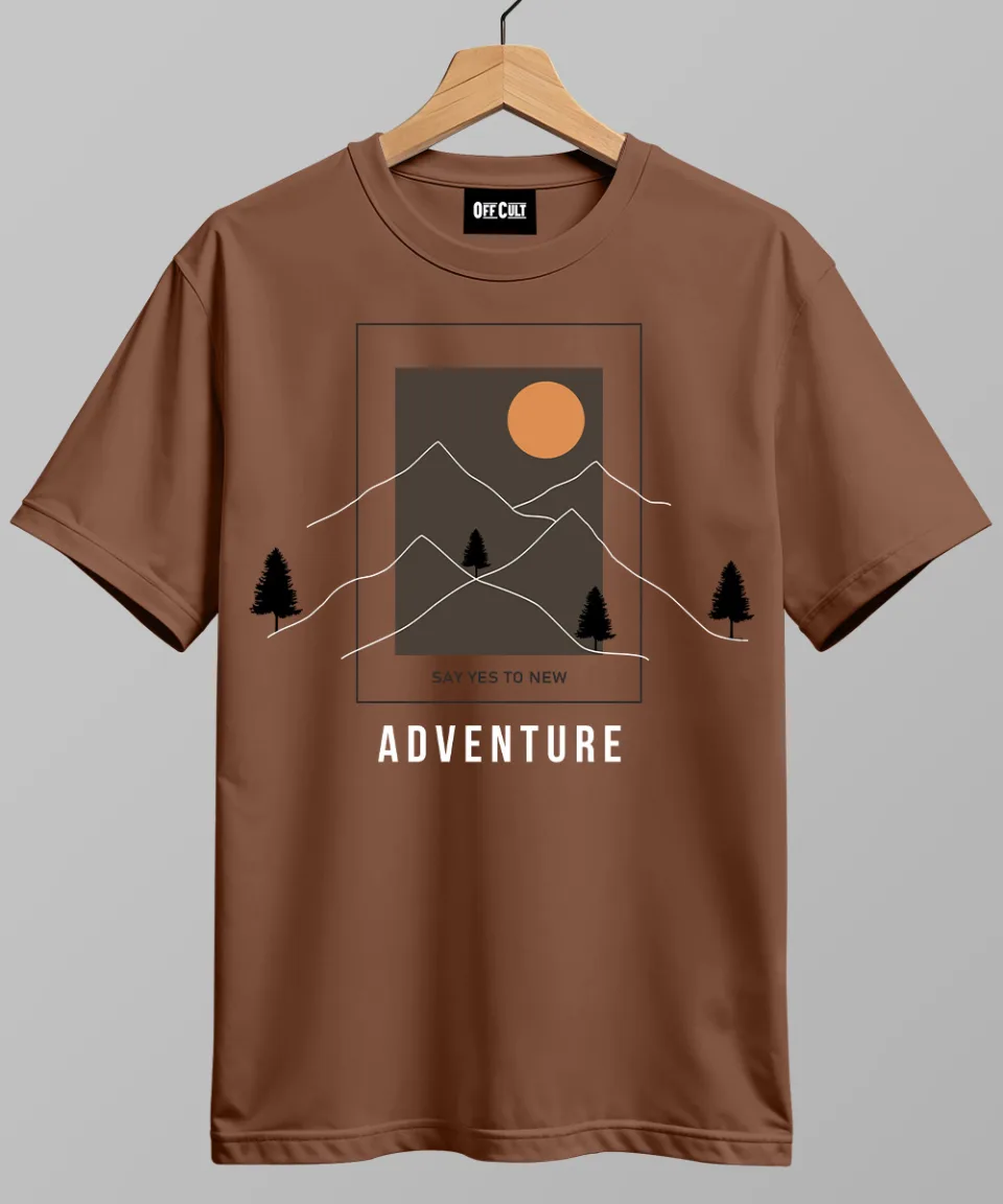 Adventure Mocha Regular T Shirt — back