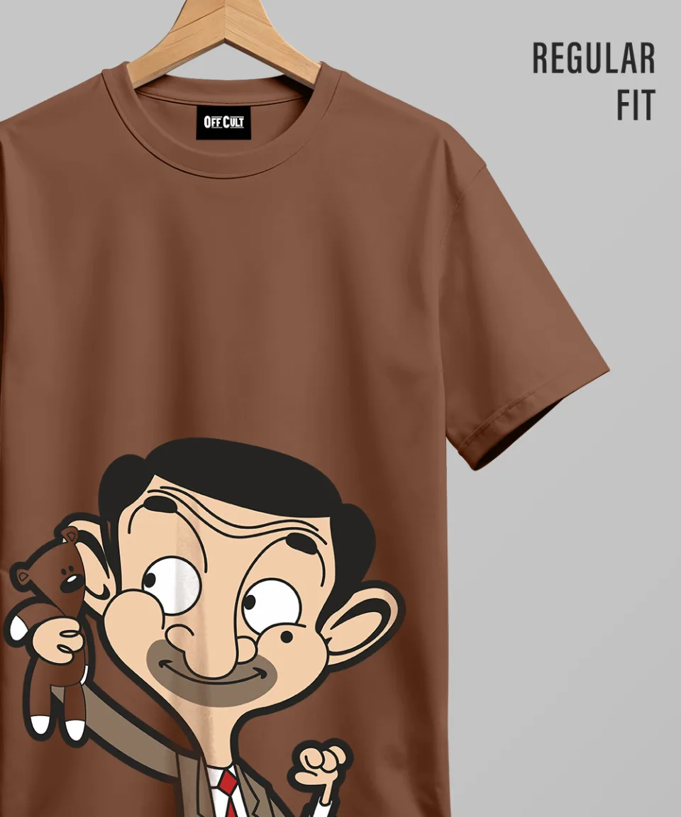 Mr Bean Mocha Regular T Shirt