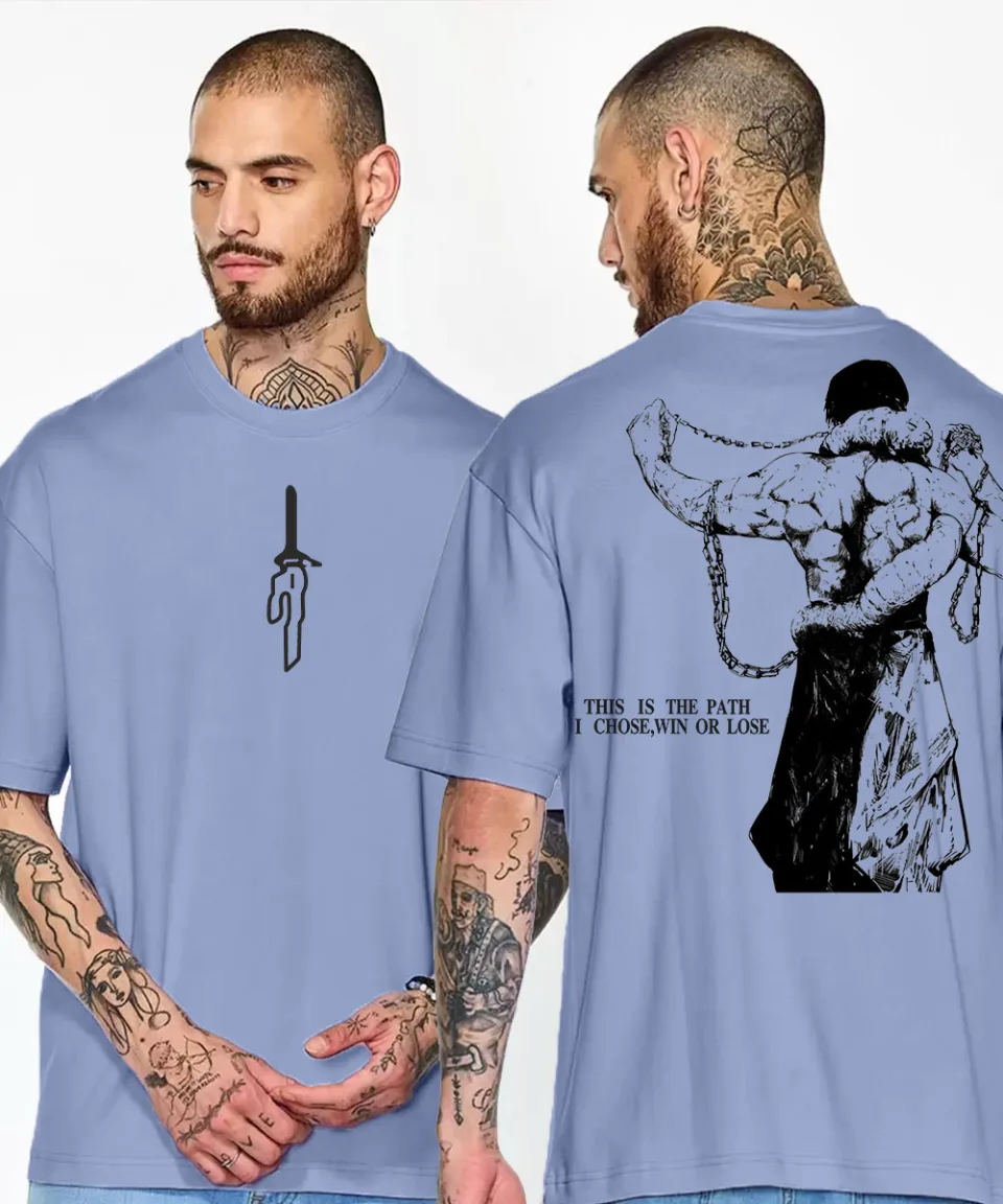 Toji Lavender Oversized T Shirt