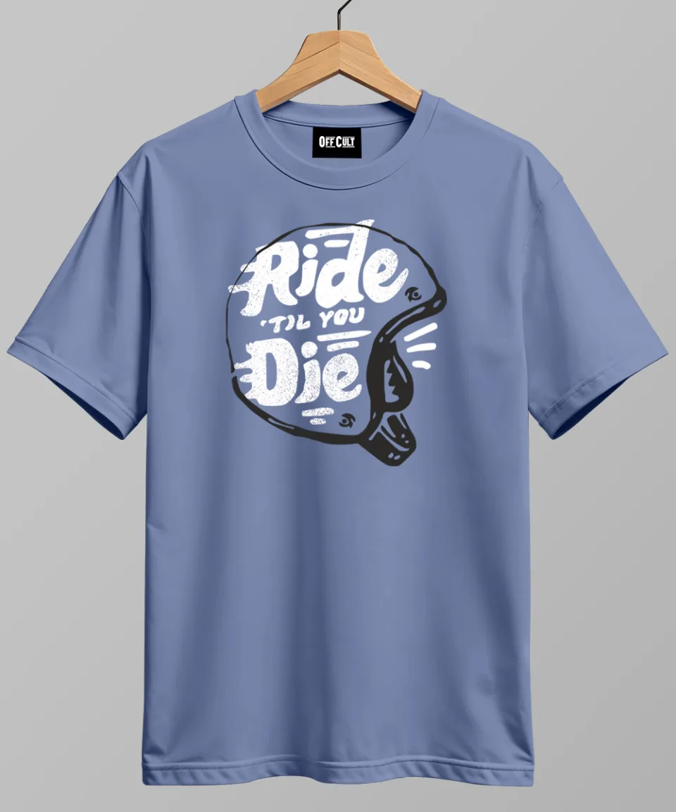 Ride Lavender Regular T Shirt — back