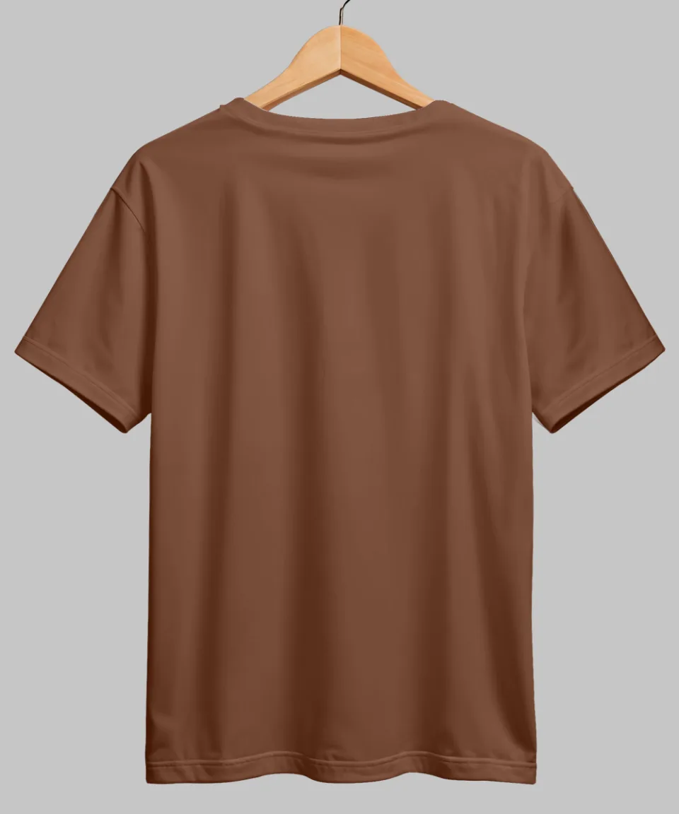 Happens Mocha Regular T Shirt — detail