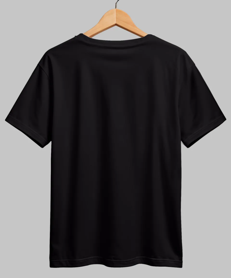 Improve Black Regular T Shirt — detail