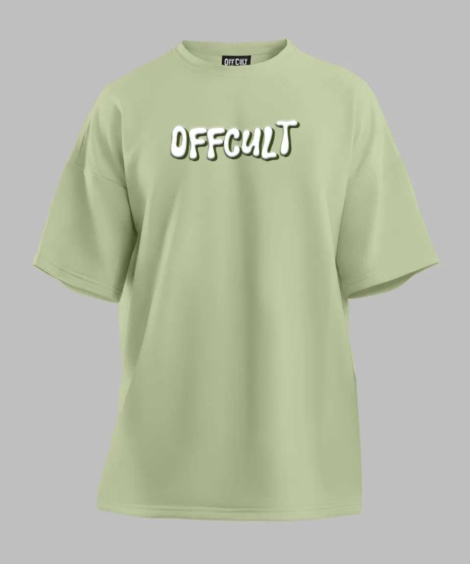 Life F Pista Green Oversized T-Shirt — back