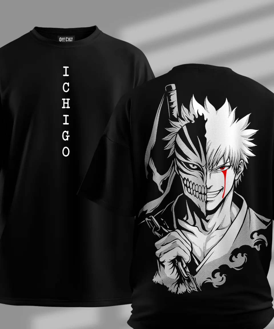 Ichigo Black Oversized T Shirt
