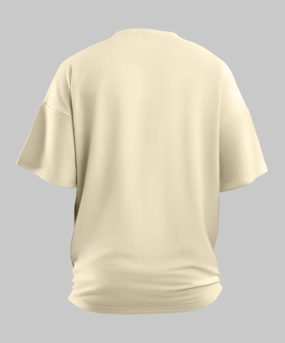 Attack on Titan Levi Ackerma Off White Oversized T-Shirt — back