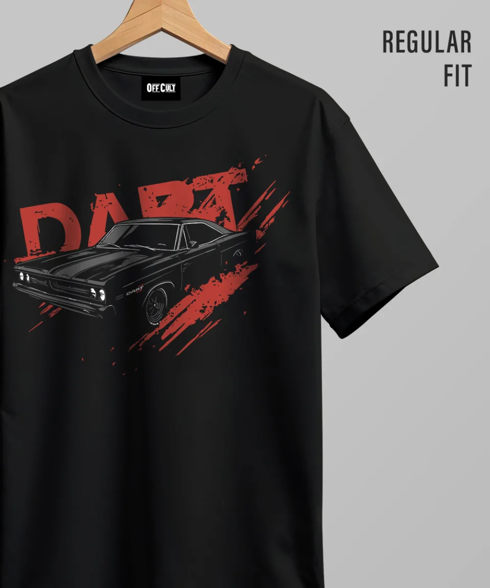 Dart Racing Black Regular T Shirt