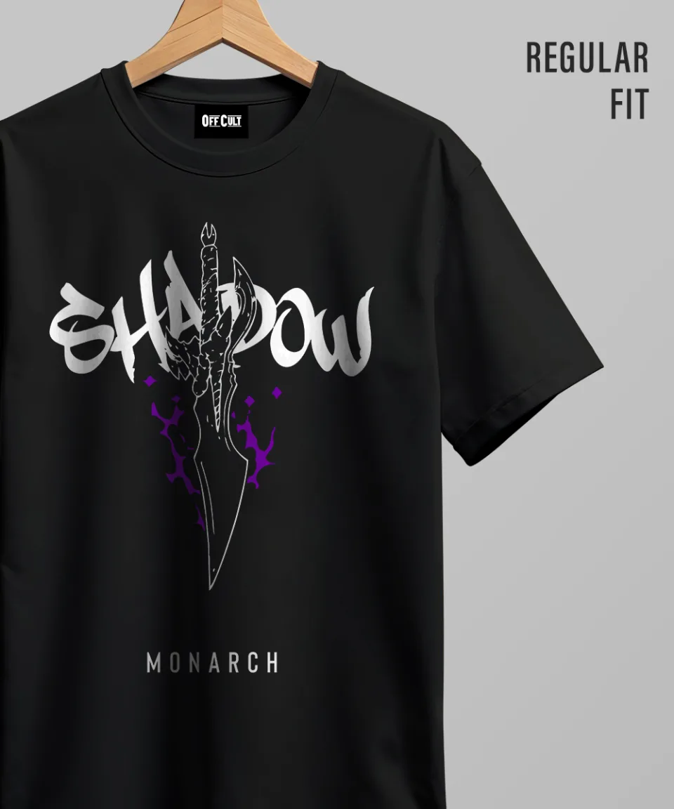 Shadow Monarch Black Regular T Shirt